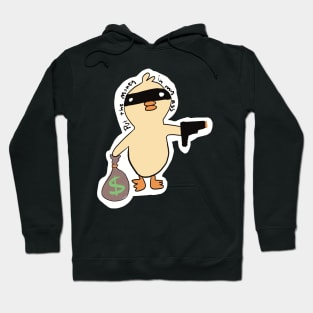 Robbery Duck Put the Money in The Bag Hoodie